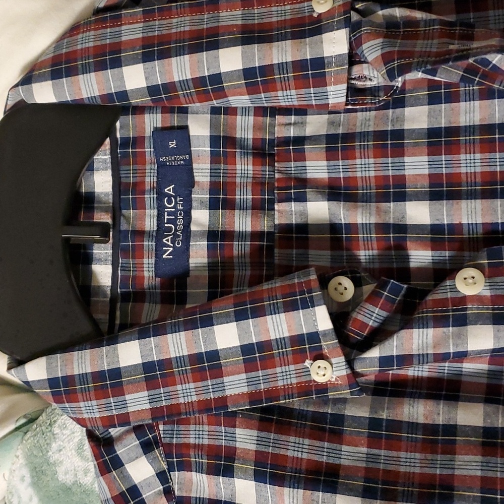 Nautica Button Down Shirt XL - Picture 2 of 4
